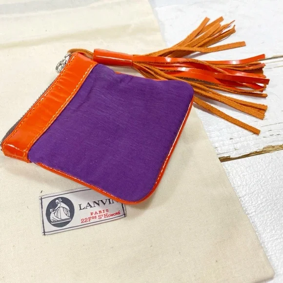 |SOLD| Lanvin Rare Tassled Coin Purse - Picture 6 of 10
